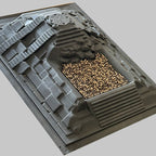 Mayan Mud Pit Large Crawler Scape Plate - XRS01020