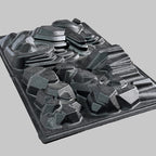 Mesa Ridge Rock Staircase Combo Large Crawler Scape Plate