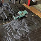 Mayan Pyramid Large Crawler Scape Plate - XRS01022